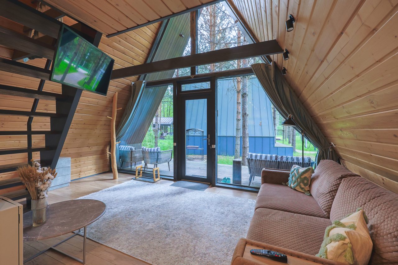 Дом (A-Frame № 18 (без купели)), База отдыха Les Holidays