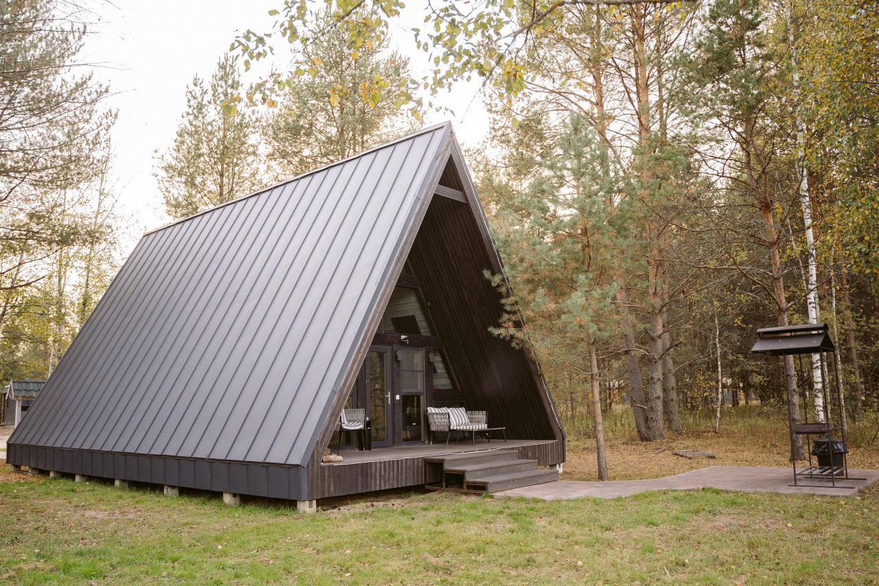 Дом (A-Frame №21 (с камином без купели)), База отдыха Les Holidays