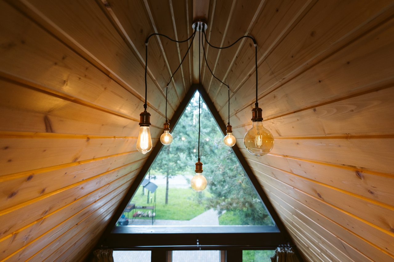 Мини-дом (A-Frame №14 (с террасой без купели)), База отдыха Les Holidays