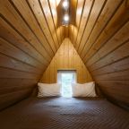 Мини-дом (A-Frame №14 (с террасой без купели)), База отдыха Les Holidays