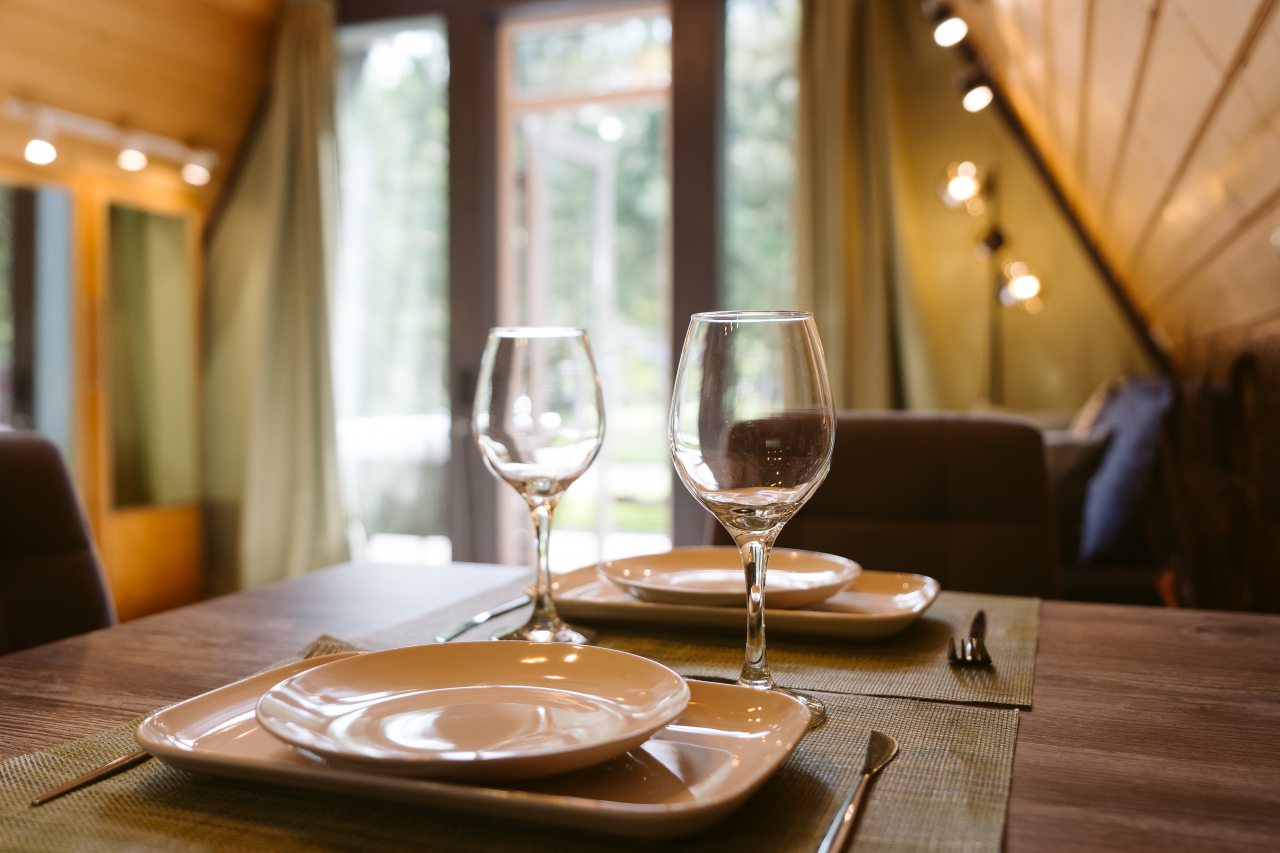 Мини-дом (A-Frame №14 (с террасой без купели)), База отдыха Les Holidays