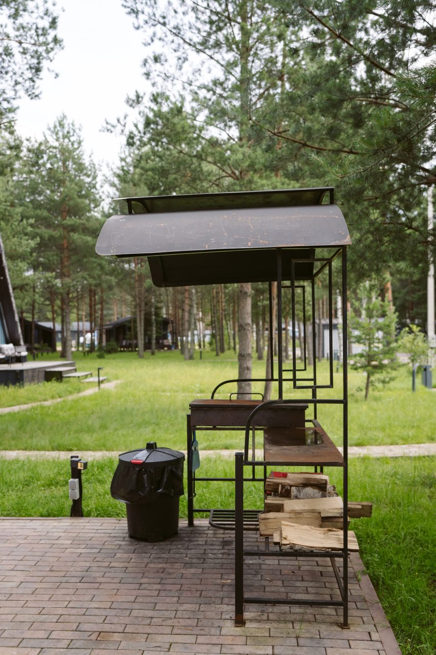 Мини-дом (A-Frame №14 (с террасой без купели)), База отдыха Les Holidays