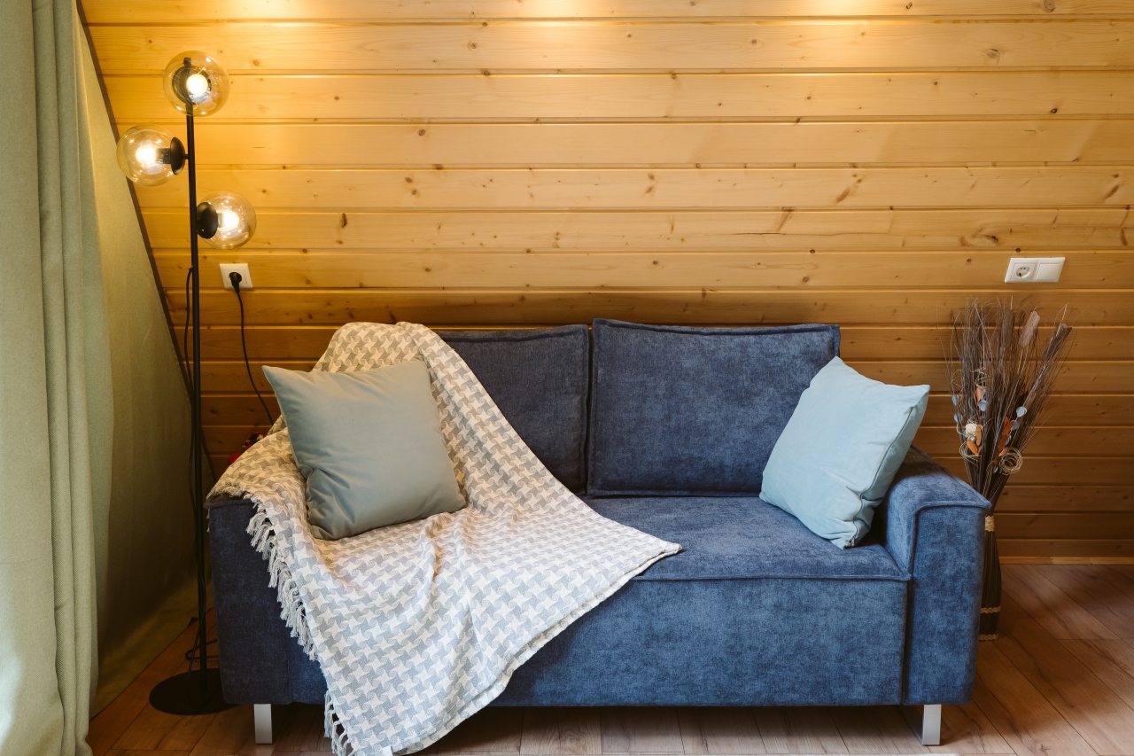 Мини-дом (A-Frame №14 (с террасой без купели)), База отдыха Les Holidays