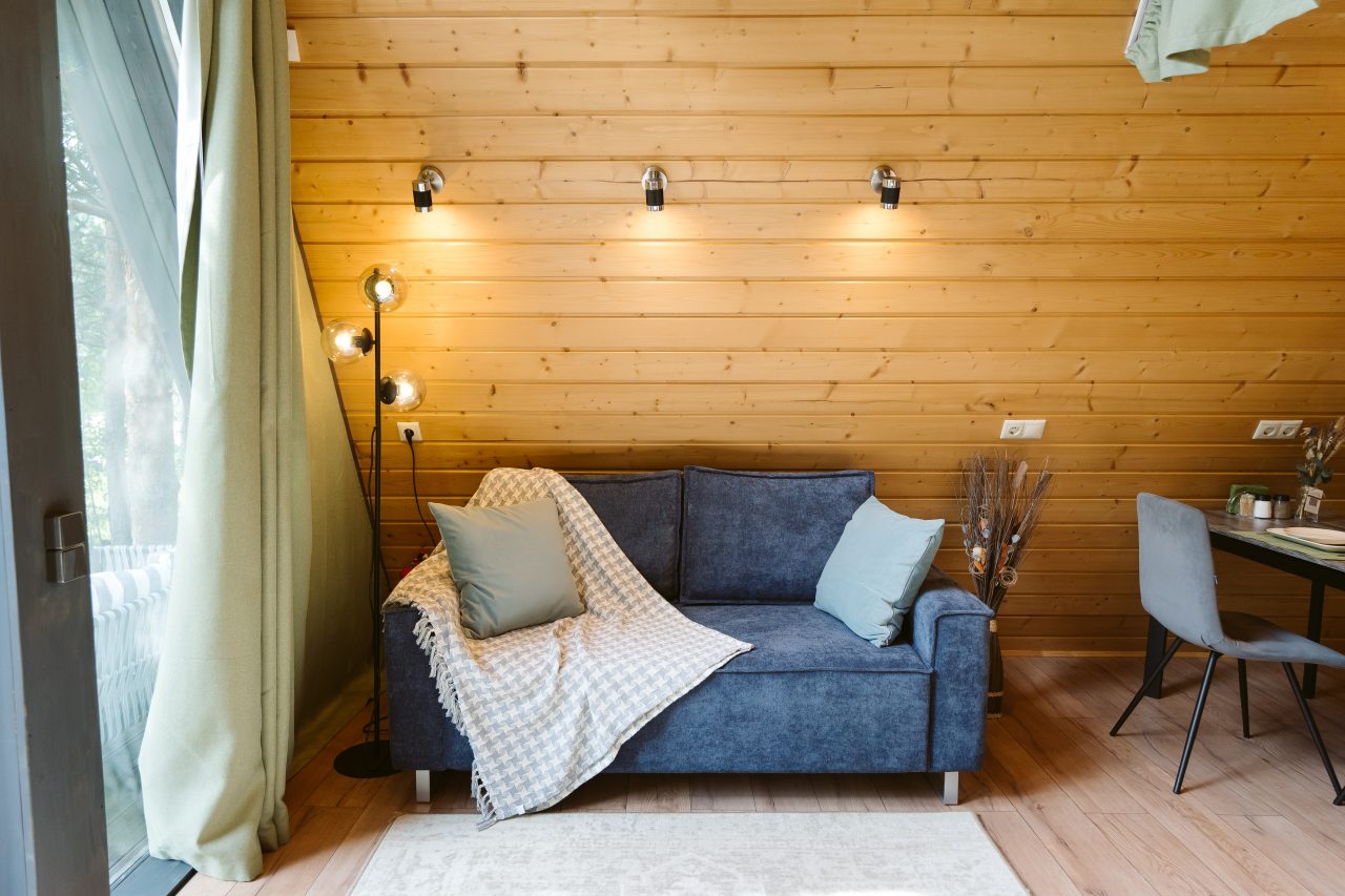 Мини-дом (A-Frame №14 (с террасой без купели)), База отдыха Les Holidays