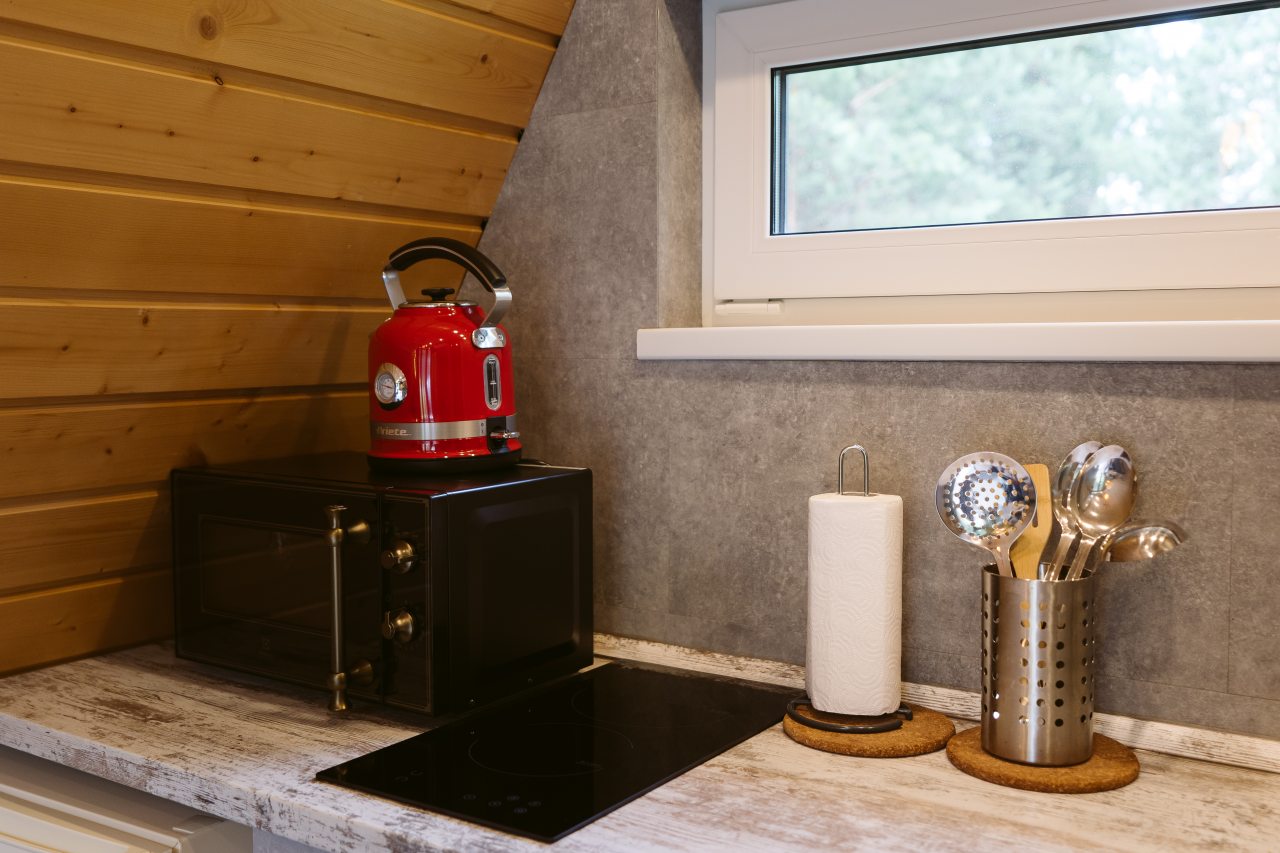 Мини-дом (A-Frame №14 (с террасой без купели)), База отдыха Les Holidays