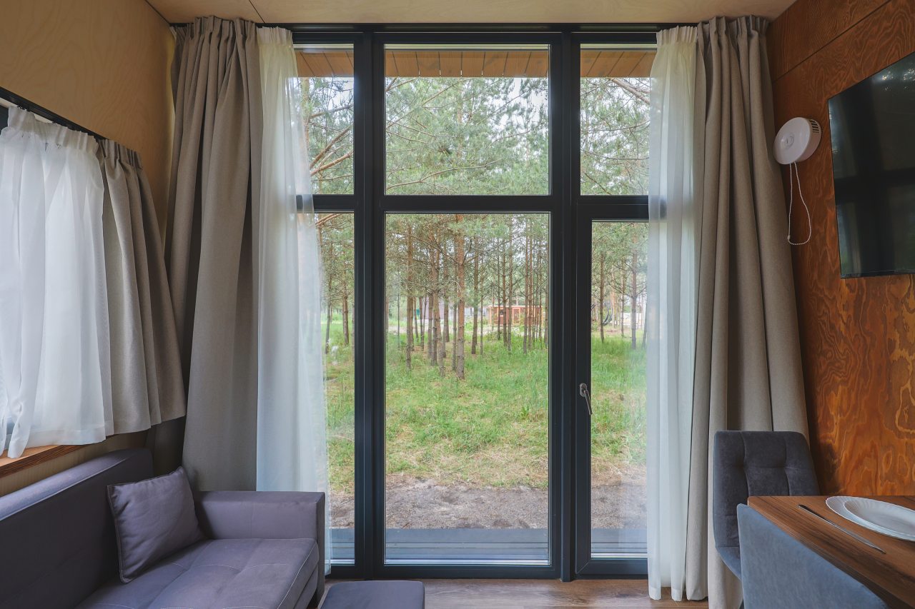 Мини-дом (Scandi №23 (с террасой и купелью)), База отдыха Les Holidays