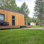 Мини-дом (Scandi №23 (с террасой и купелью)), База отдыха Les Holidays