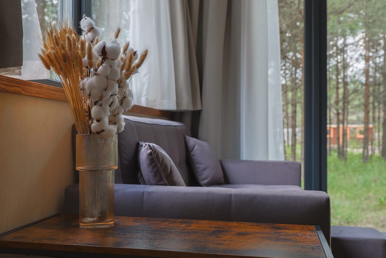 Мини-дом (Scandi №23 (с террасой и купелью)), База отдыха Les Holidays