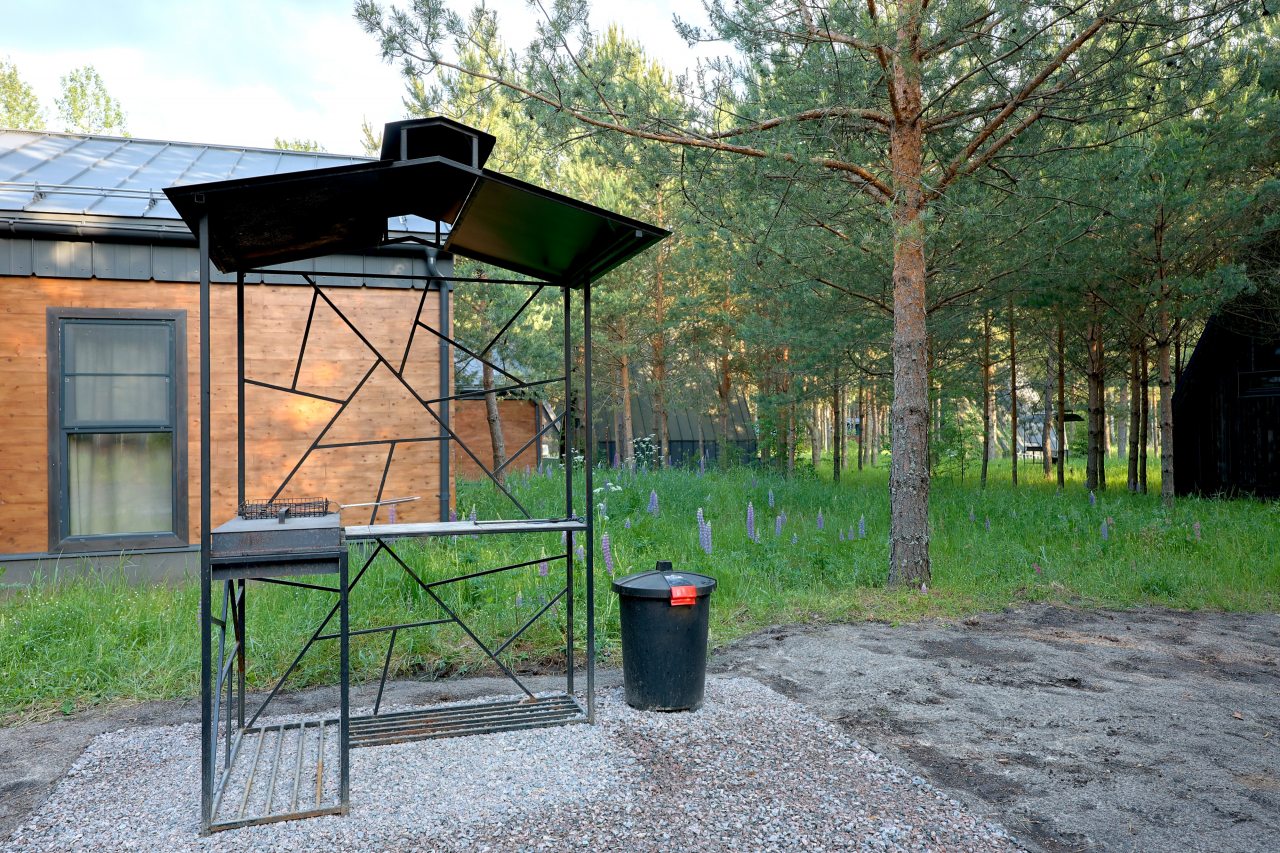 Мини-дом (Scandi №23 (с террасой и купелью)), База отдыха Les Holidays