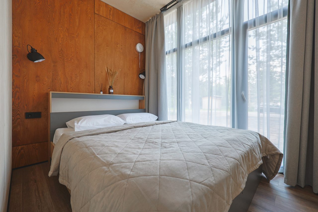 Мини-дом (Scandi №23 (с террасой и купелью)), База отдыха Les Holidays