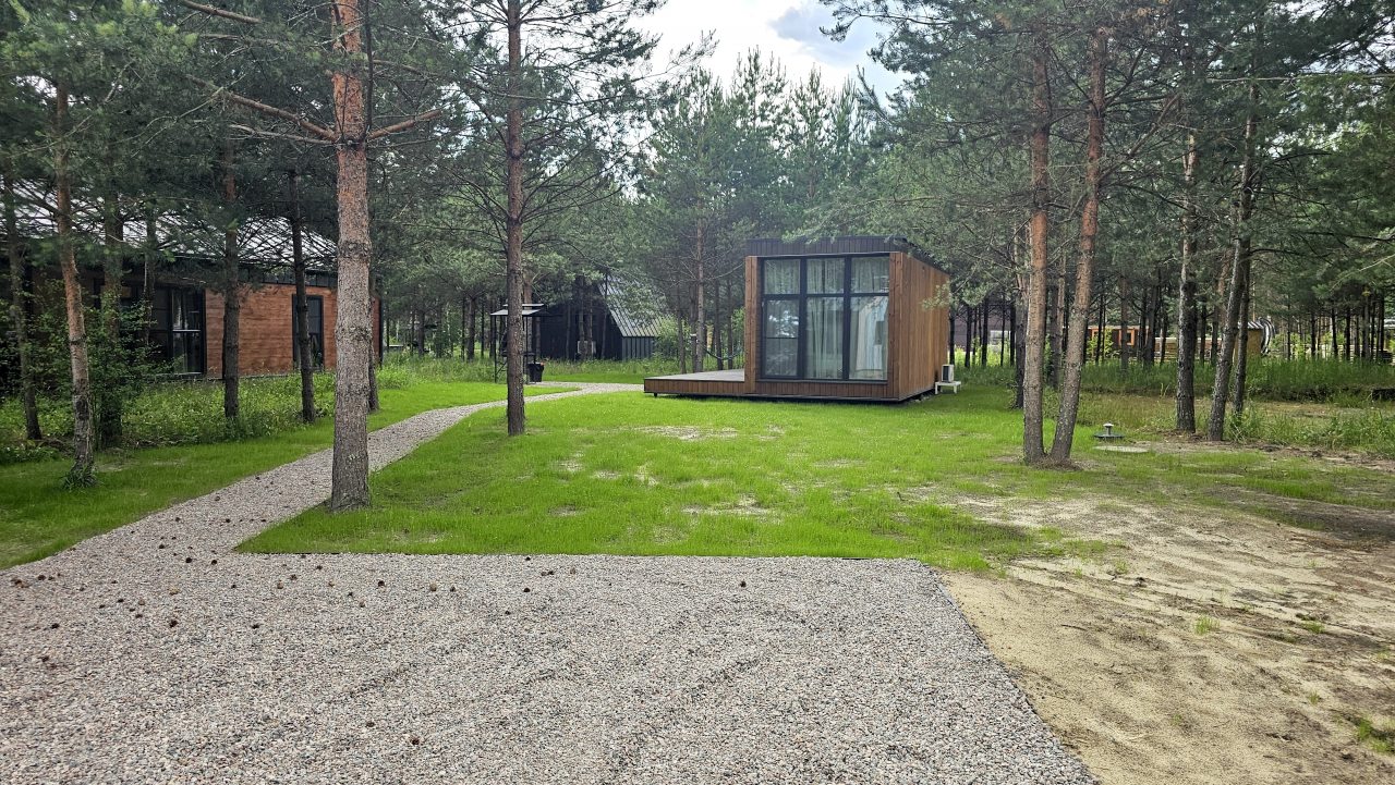 Мини-дом (Scandi №23 (с террасой и купелью)), База отдыха Les Holidays