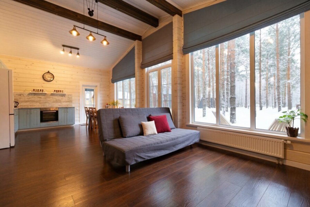 Коттедж (Сhalet №11 (с банным чаном)), База отдыха Les Holidays