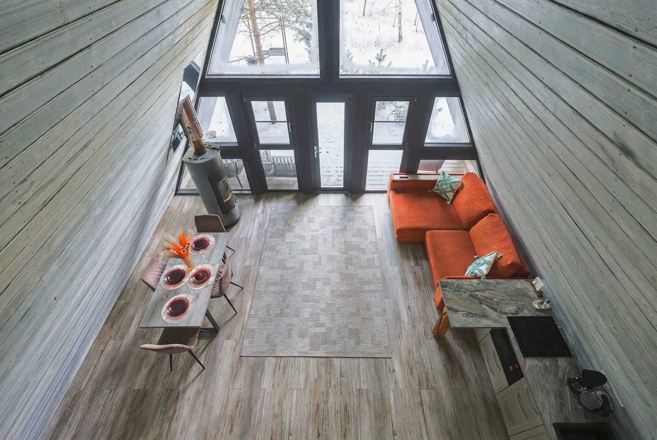 Дом (A-Frame № 15 (с камином без купели)), База отдыха Les Holidays