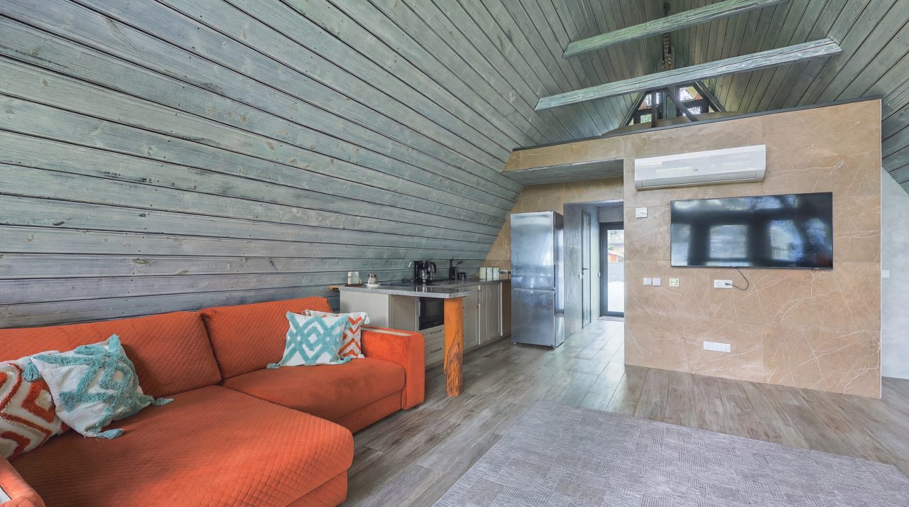 Дом (A-Frame № 15 (с камином без купели)), База отдыха Les Holidays