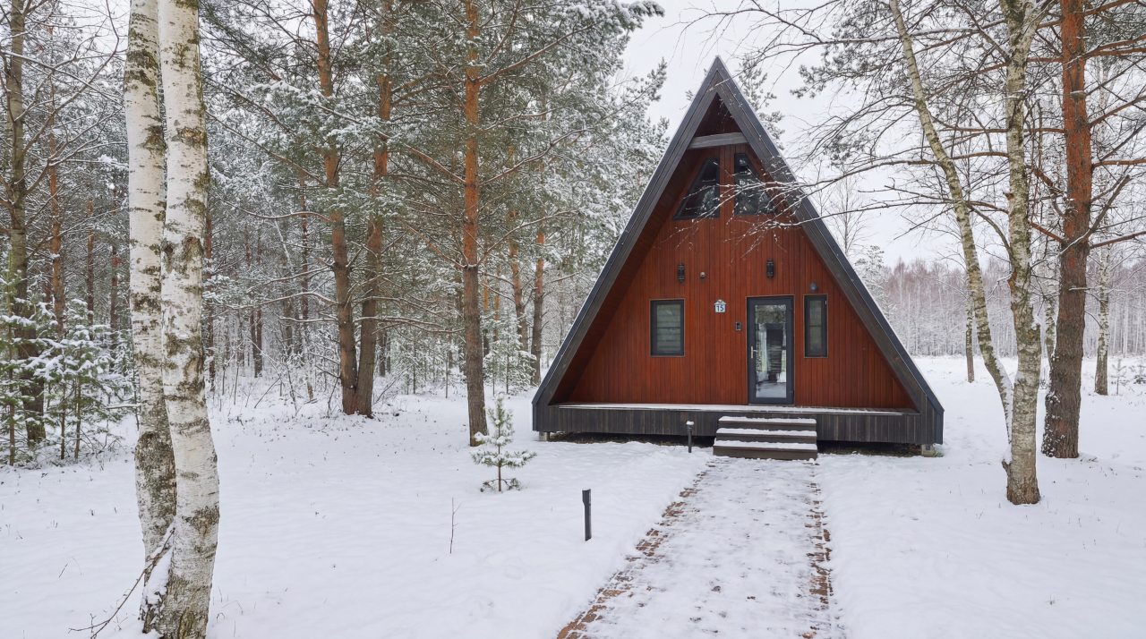 Дом (A-Frame № 15 (с камином без купели)), База отдыха Les Holidays