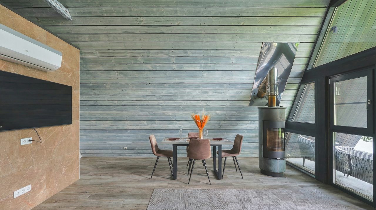 Дом (A-Frame № 15 (с камином без купели)), База отдыха Les Holidays