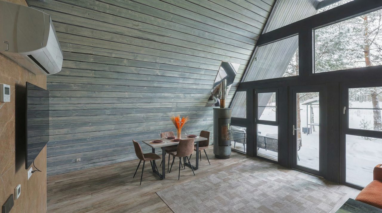 Дом (A-Frame № 15 (с камином без купели)), База отдыха Les Holidays