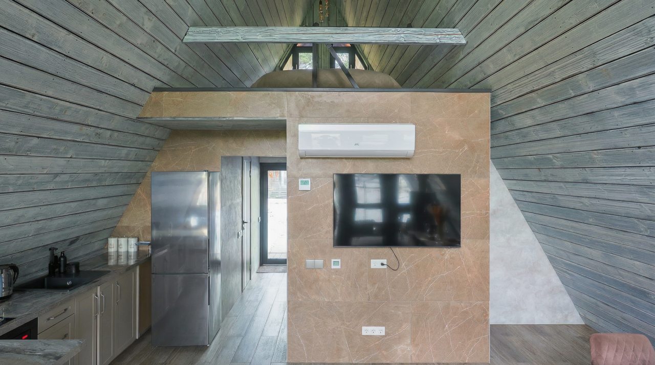 Дом (A-Frame № 15 (с камином без купели)), База отдыха Les Holidays