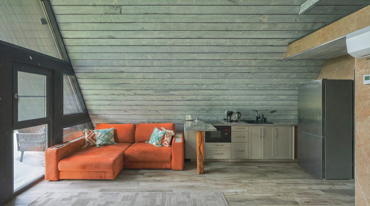 Дом (A-Frame № 15 (с камином без купели)), База отдыха Les Holidays