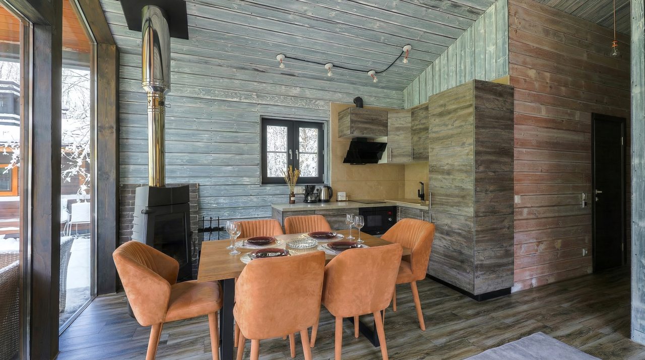 Коттедж (BarnHouse №16 (c камином и кондиционером без купели)), База отдыха Les Holidays