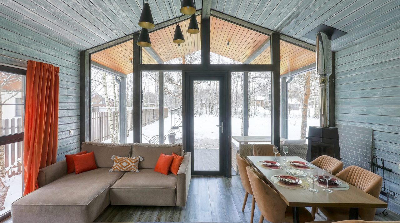 Коттедж (BarnHouse №16 (c камином и кондиционером без купели)), База отдыха Les Holidays