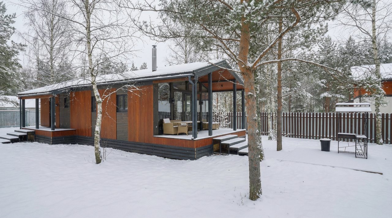 Коттедж (BarnHouse №16 (c камином и кондиционером без купели)), База отдыха Les Holidays