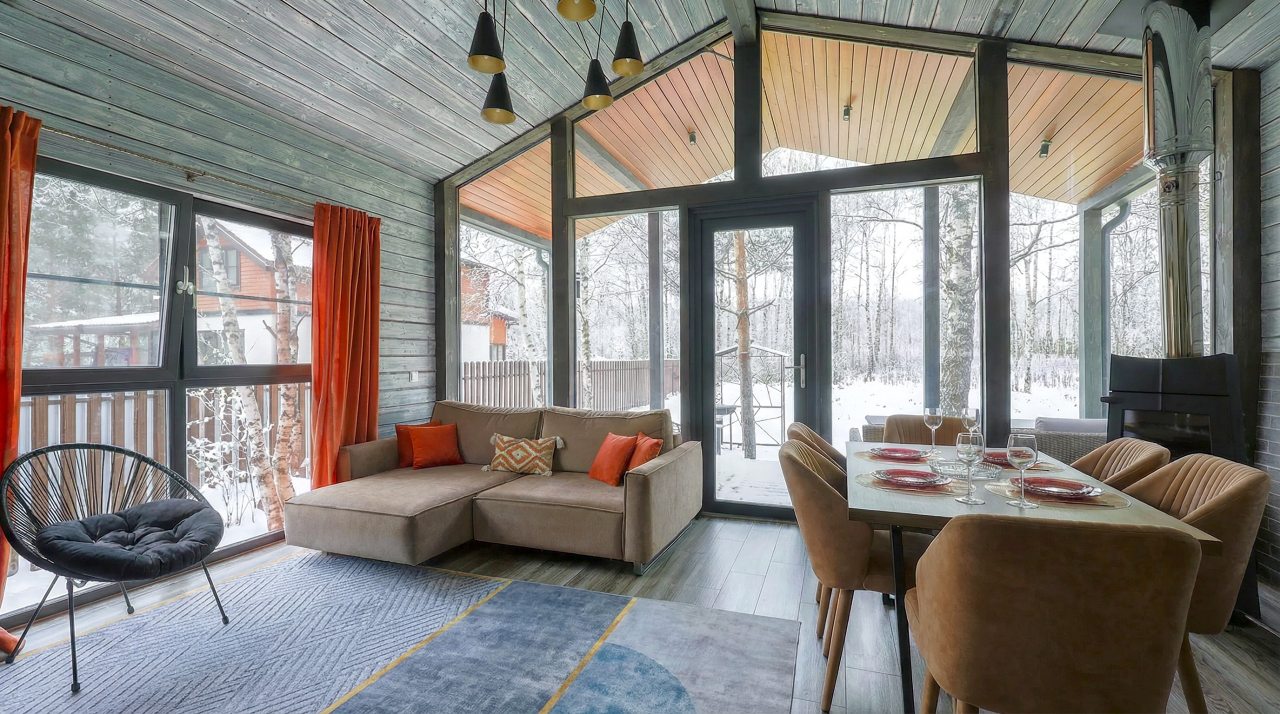 Коттедж (BarnHouse №16 (c камином и кондиционером без купели)), База отдыха Les Holidays