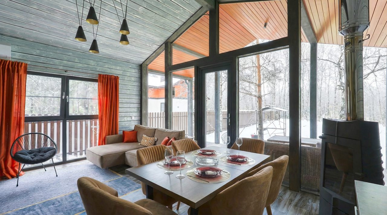 Коттедж (BarnHouse №16 (c камином и кондиционером без купели)), База отдыха Les Holidays