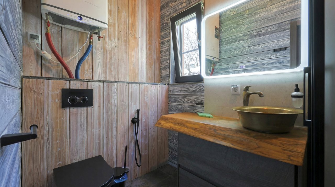 Коттедж (BarnHouse №16 (c камином и кондиционером без купели)), База отдыха Les Holidays