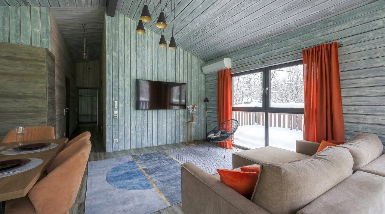 Коттедж (BarnHouse №16 (c камином и кондиционером без купели)), База отдыха Les Holidays