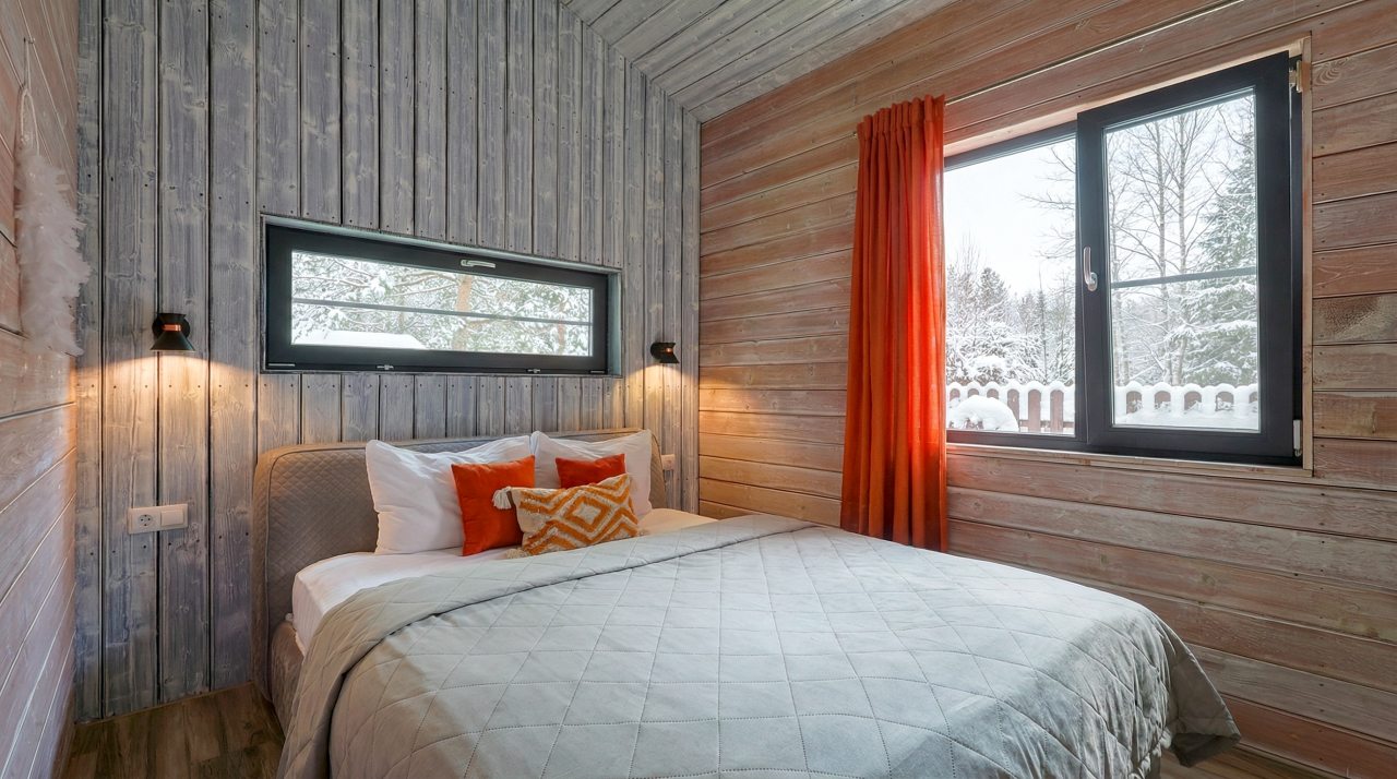 Коттедж (BarnHouse №16 (c камином и кондиционером без купели)), База отдыха Les Holidays