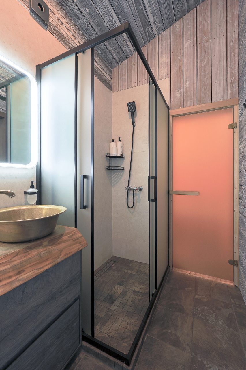 Коттедж (BarnHouse №16 (c камином и кондиционером без купели)), База отдыха Les Holidays