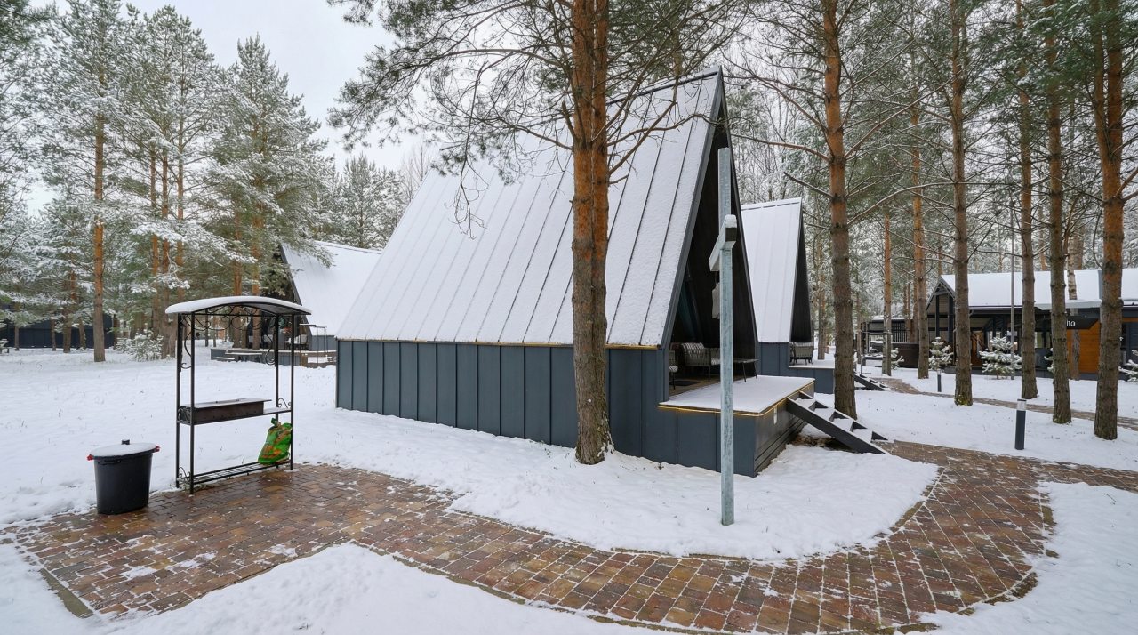 Дом (A-Frame №17 (без купели)), База отдыха Les Holidays