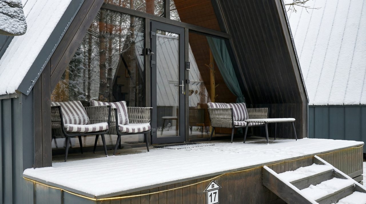 Дом (A-Frame №17 (без купели)), База отдыха Les Holidays