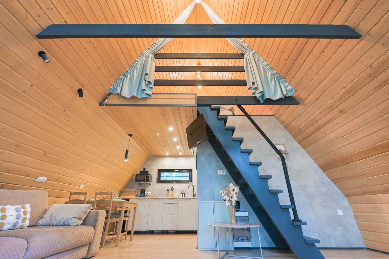 Дом (A-Frame №17 (без купели)), База отдыха Les Holidays