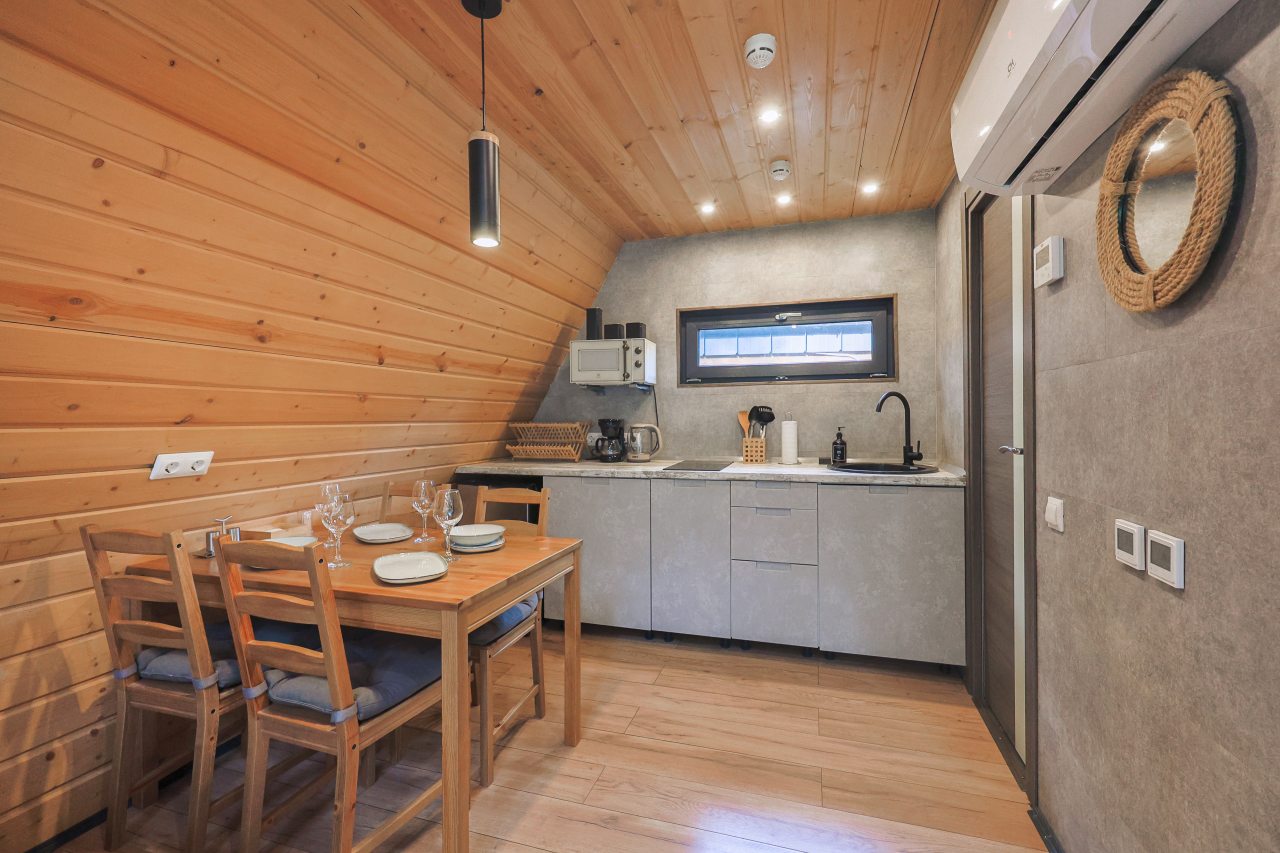 Дом (A-Frame № 18 (без купели)), База отдыха Les Holidays