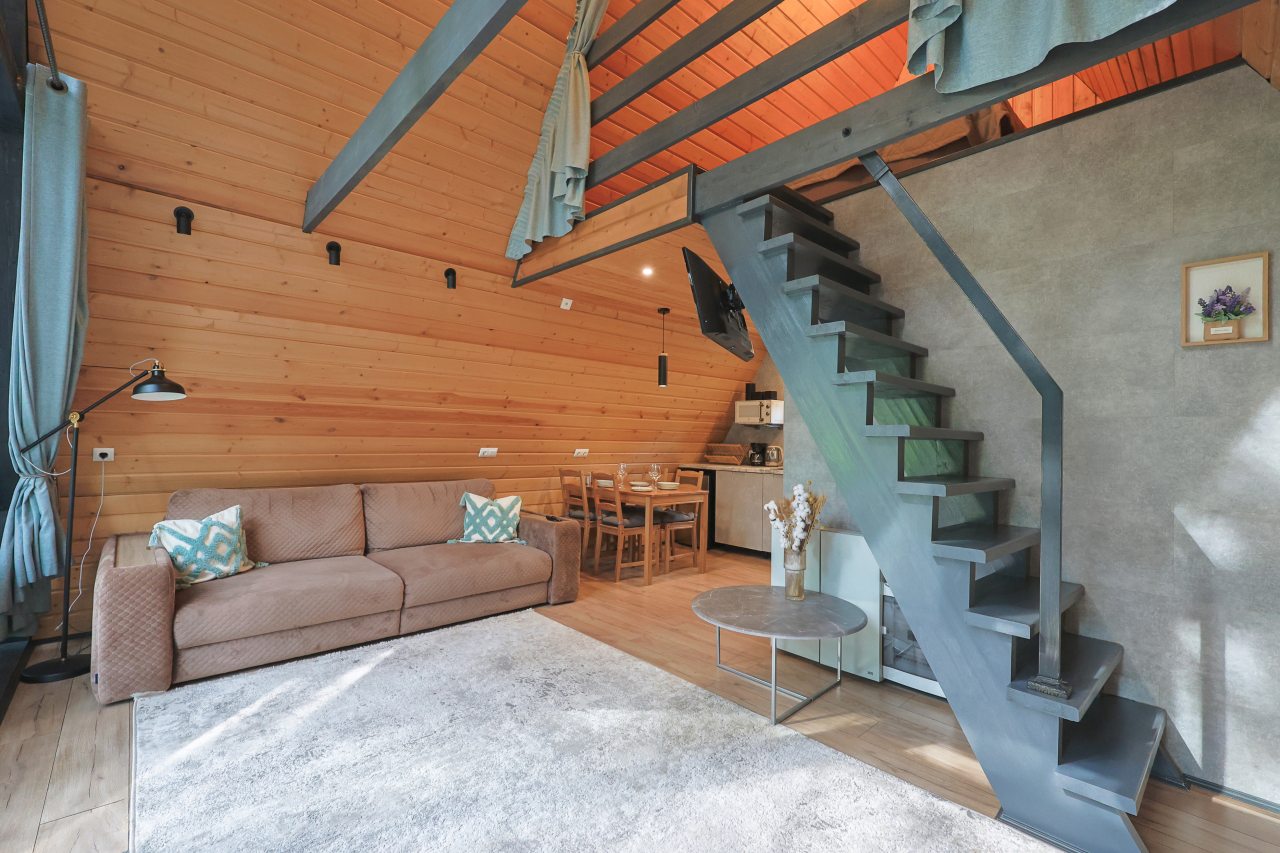 Дом (A-Frame № 18 (без купели)), База отдыха Les Holidays