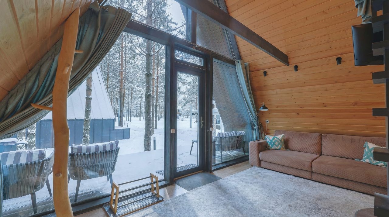 Дом (A-Frame № 18 (без купели)), База отдыха Les Holidays