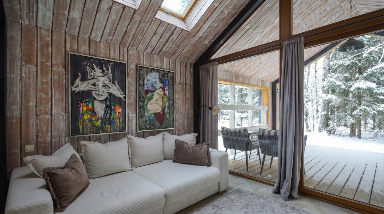 Коттедж (BarnHouse №19 (c камином без купели)), База отдыха Les Holidays