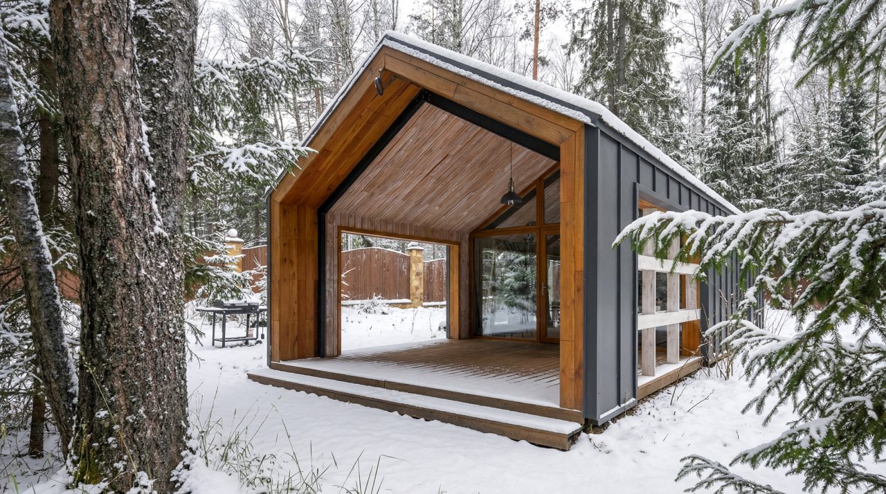 Коттедж (BarnHouse №19 (c камином без купели)), База отдыха Les Holidays