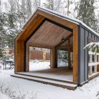 Коттедж (BarnHouse №19 (c камином без купели)), База отдыха Les Holidays