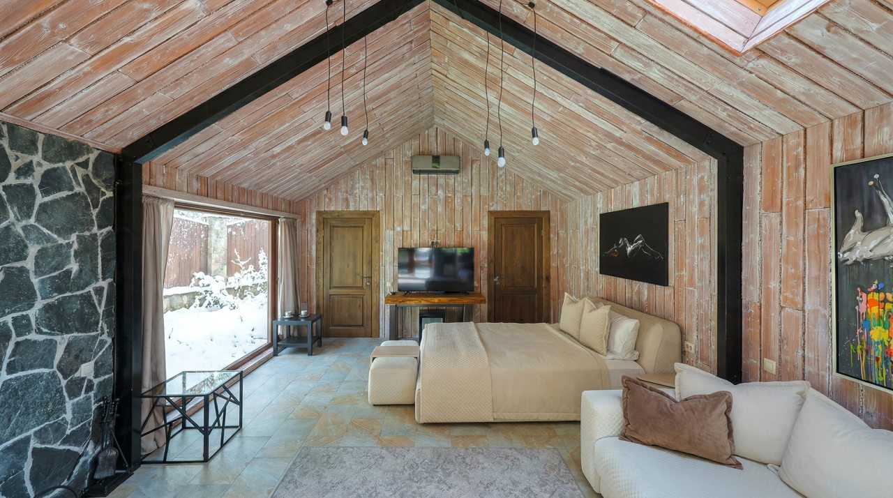 Коттедж (BarnHouse №19 (c камином без купели)), База отдыха Les Holidays