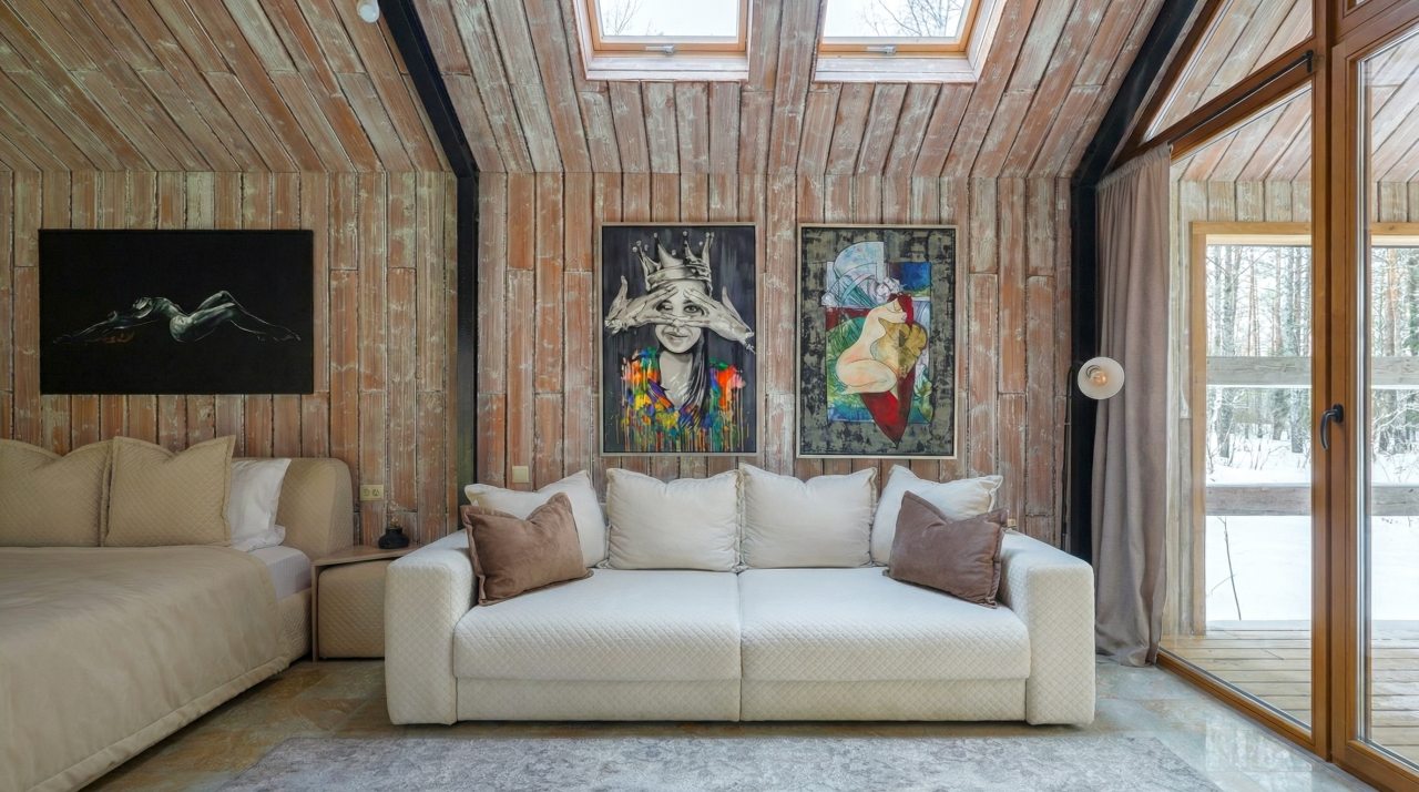 Коттедж (BarnHouse №19 (c камином без купели)), База отдыха Les Holidays