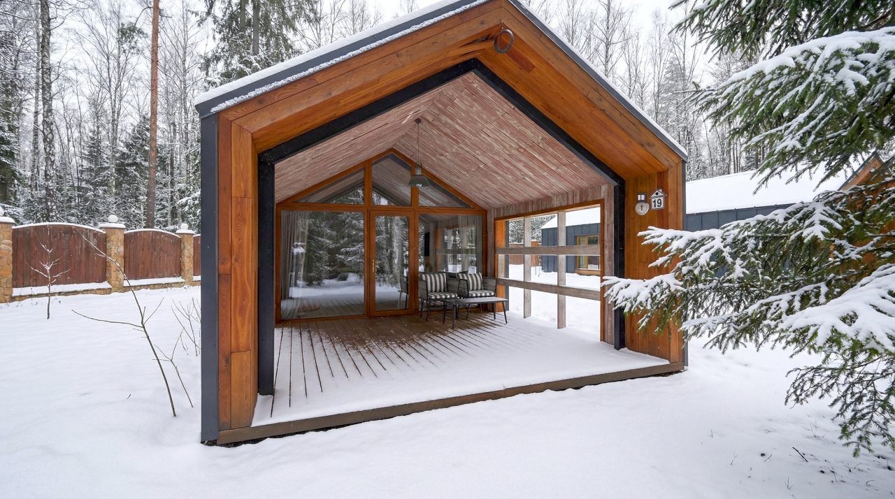 Коттедж (BarnHouse №19 (c камином без купели)), База отдыха Les Holidays