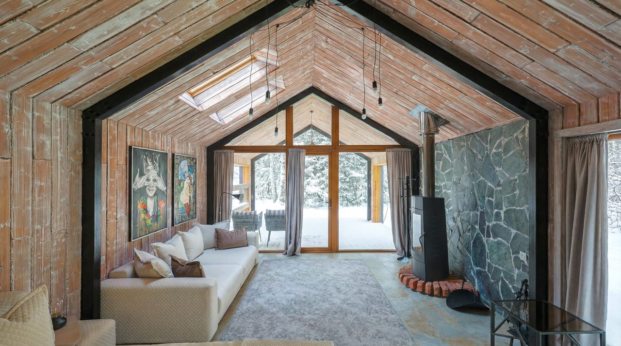 Коттедж (BarnHouse №19 (c камином без купели)), База отдыха Les Holidays