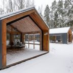 Коттедж (BarnHouse №19 (c камином без купели)), База отдыха Les Holidays