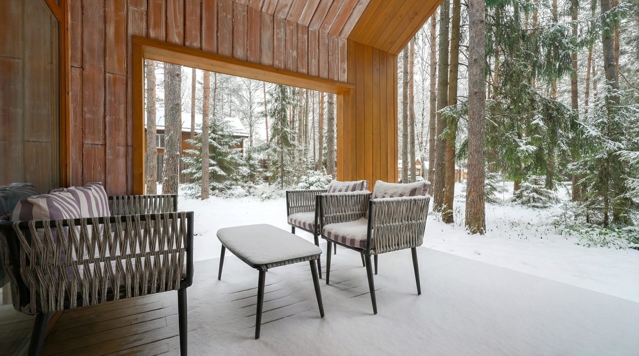 Коттедж (BarnHouse №20 (c камином без купели)), База отдыха Les Holidays