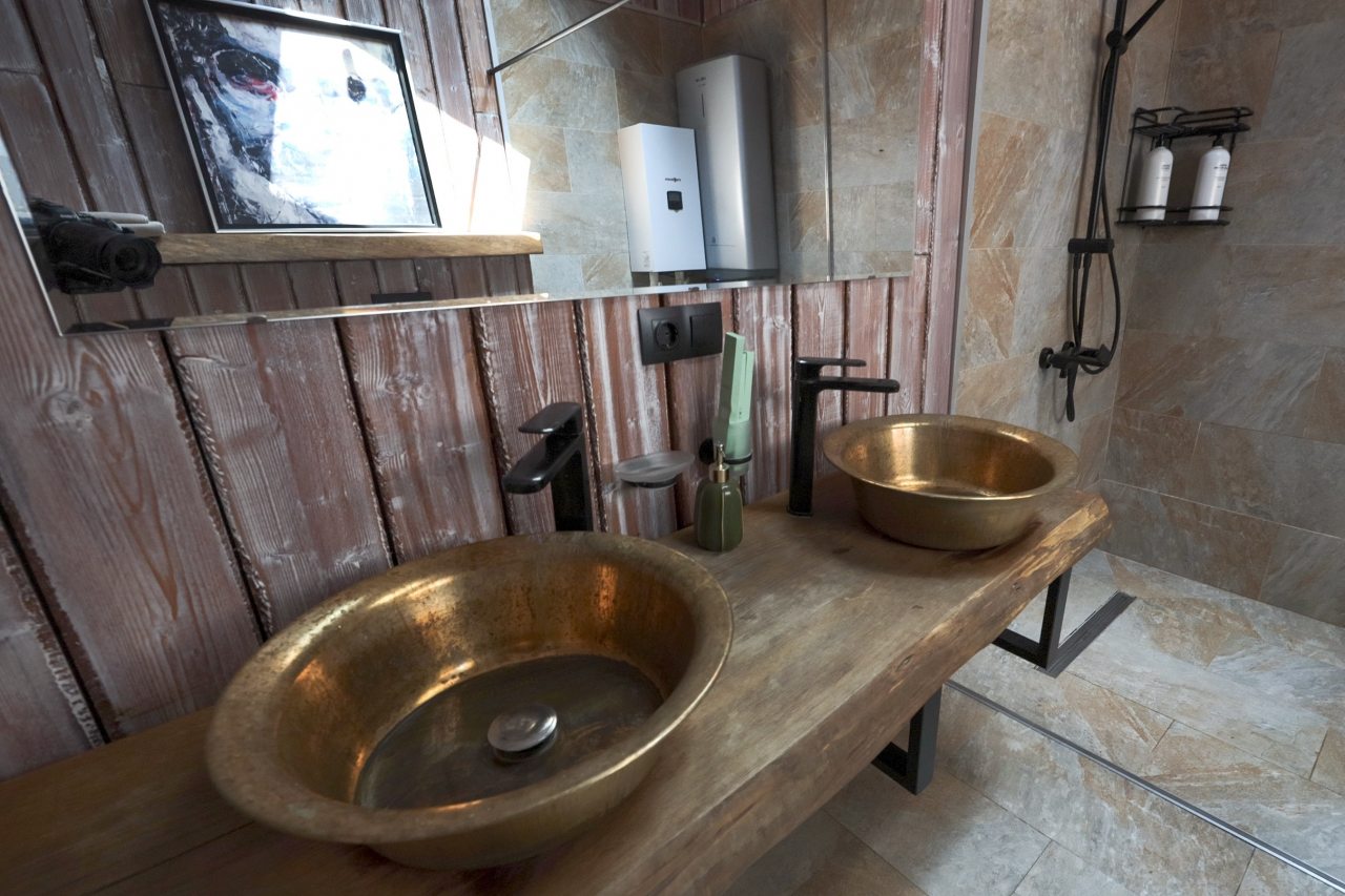 Коттедж (BarnHouse №20 (c камином без купели)), База отдыха Les Holidays