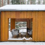 Коттедж (BarnHouse №20 (c камином без купели)), База отдыха Les Holidays