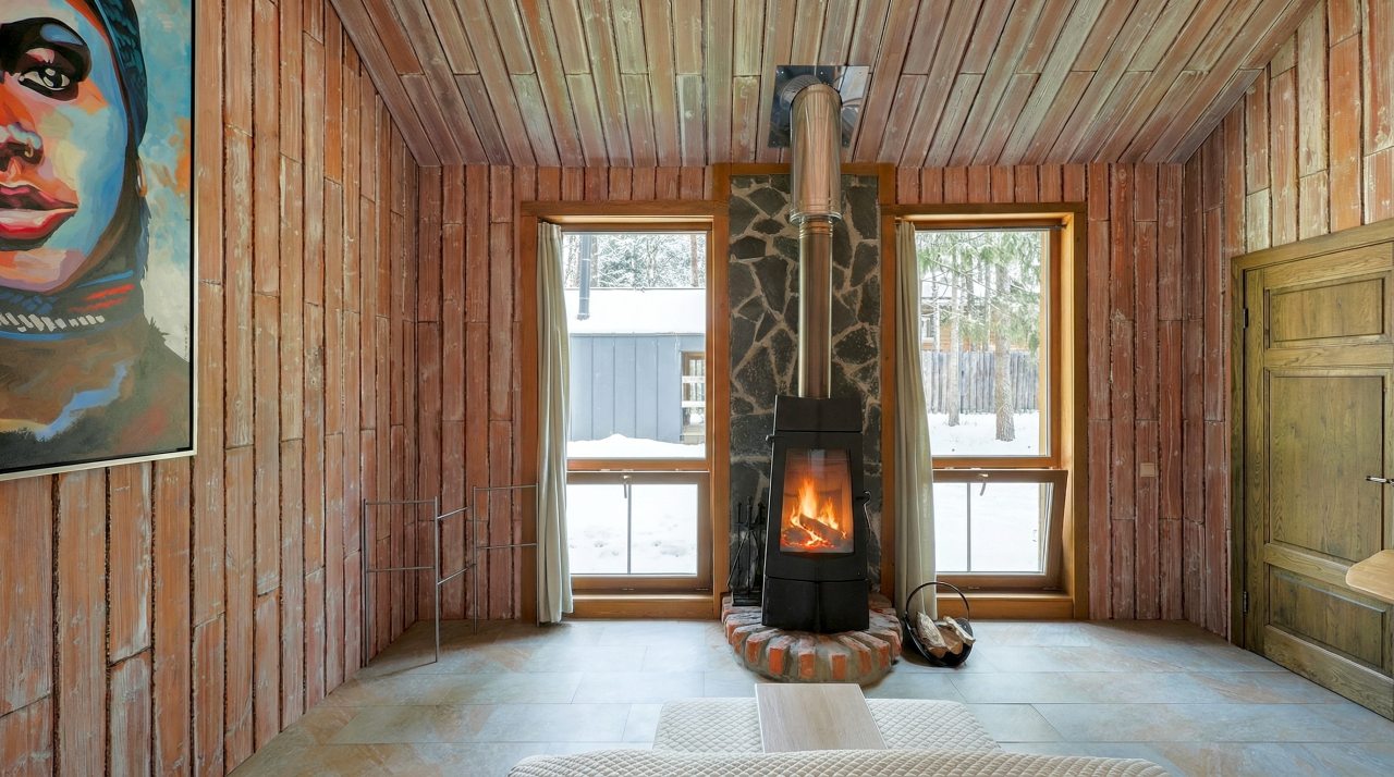 Коттедж (BarnHouse №20 (c камином без купели)), База отдыха Les Holidays